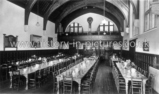 Dining Room, Friends School, Saffron Walden, Essex. c.1915